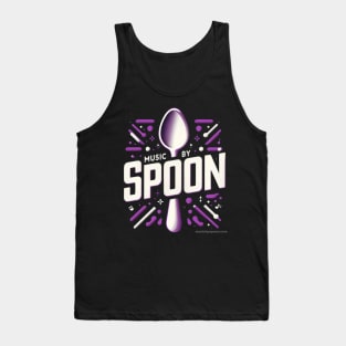 Music By Spoon Fan Tank Top